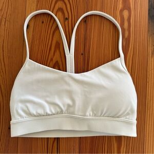 Lululemon Flow Y Bra Nulu Bone- Size 2